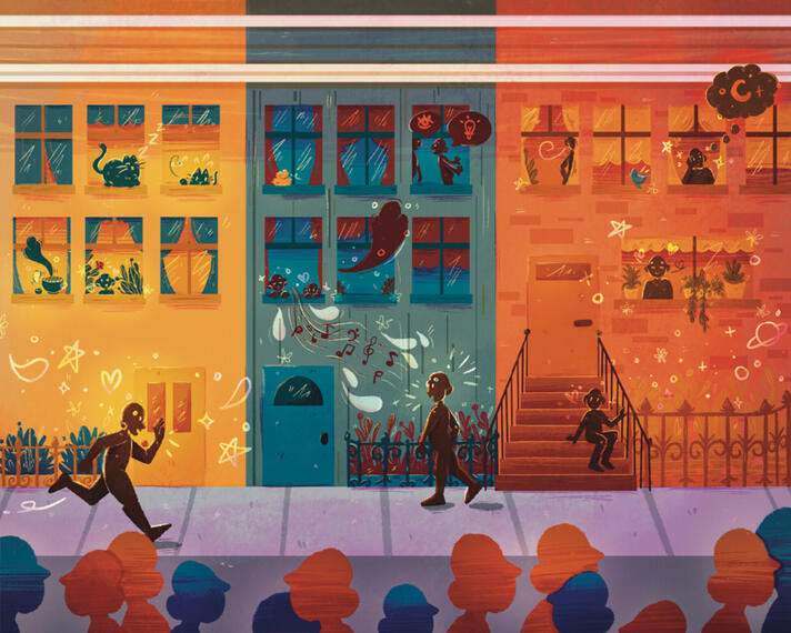 The creative minds of a community